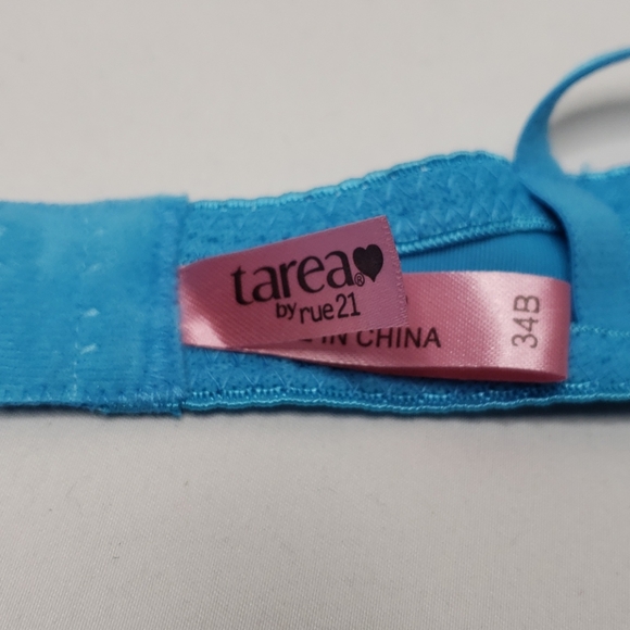 Rue 21 Blue Push Up Bra Size 34B - Picture 7 of 8